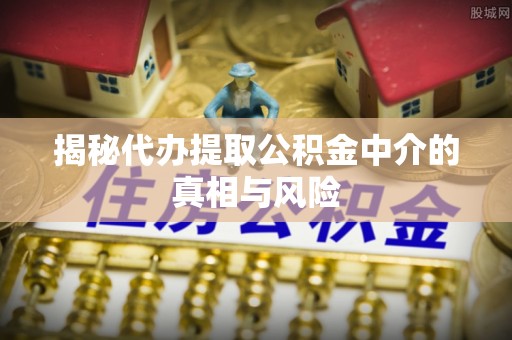 永定揭秘代办提取公积金中介的真相与风险