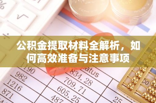 永定公积金提取材料全解析，如何高效准备与注意事项