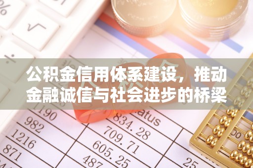 永定公积金信用体系建设，推动金融诚信与社会进步的桥梁