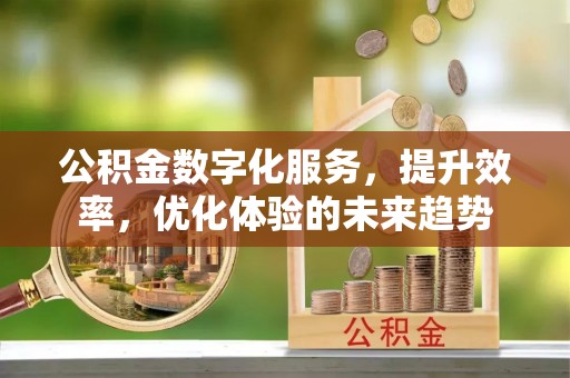 永定公积金数字化服务，提升效率，优化体验的未来趋势
