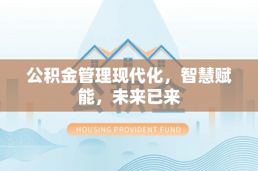 永定公积金管理现代化，智慧赋能，未来已来
