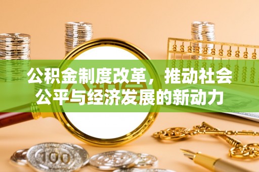 永定公积金制度改革，推动社会公平与经济发展的新动力