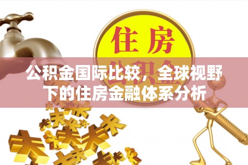 永定公积金国际比较，全球视野下的住房金融体系分析